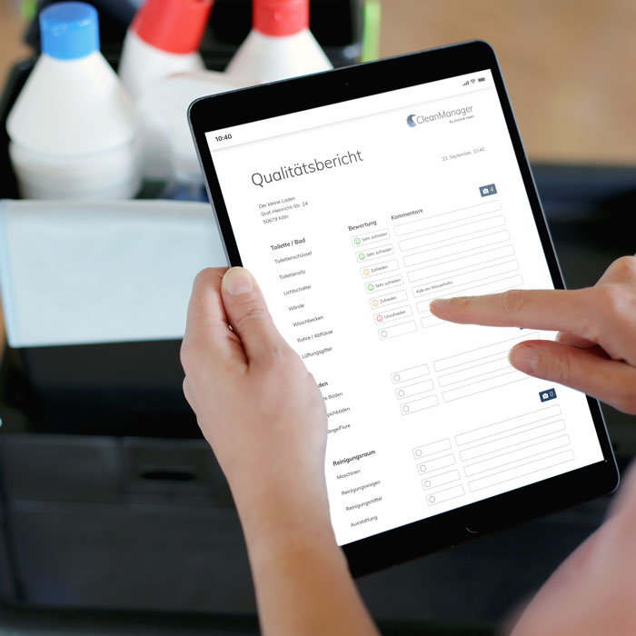 Digitale Qualitätskontrolle in der Reinigungsbranche mit CleanManager